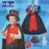 Unisex Kids Black Red Bandana Vest Magician Halloween Costume 3-8 - SophiasStyle.com