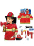 Little Boys Red Firefighter Halloween Vest Hat Accessories Costume 3-7 - SophiasStyle.com