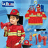Little Boys Red Firefighter Halloween Vest Hat Accessories Costume 3-7 - SophiasStyle.com