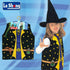 Big Girls Multi Color Witch Halloween Vest Hat Costume 3-8 - SophiasStyle.com