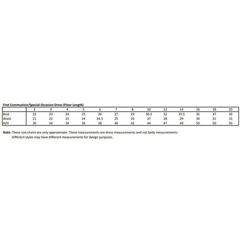 Rain Kids Big Girls White Pearl Sequin Accent Satin Tulle Communion Dress 7-18 - SophiasStyle.com