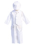 Lito Baby Boys White Embroidered Vest Pants Corey Christening Outfit 0-18M - SophiasStyle.com