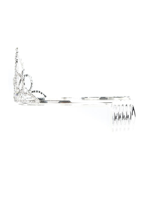 Cinderella Couture Girls Silver Rhinestone Flower Girl Wedding Pageant Tiara - SophiasStyle.com