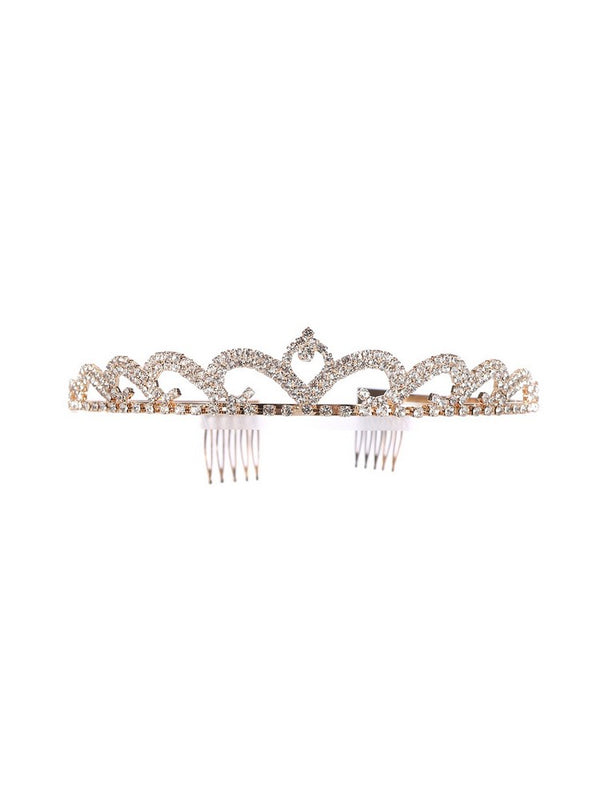 Cinderella Couture Girls Multi Color Exquisite Rhinestone Comb Crown Tiara - SophiasStyle.com