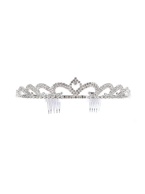 Cinderella Couture Girls Multi Color Exquisite Rhinestone Comb Crown Tiara - SophiasStyle.com
