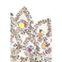 Girls Silver AB Rhinestone Shimmery Flower Girl Wedding Pageant Comb Crown - SophiasStyle.com