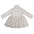 Girls Ivory Lace Wind-Resistant Long Sleeved Coat S (9-24M)-XL (6-8) - SophiasStyle.com