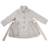 Girls Ivory Lace Wind-Resistant Long Sleeved Coat S (9-24M)-XL (6-8) - SophiasStyle.com