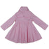 Girls Pink Crease Wind-Resistant Belted Coat S (9-24M)-XL (6-8) - SophiasStyle.com