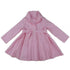 Girls Pink Crease Wind-Resistant Belted Coat S (9-24M)-XL (6-8) - SophiasStyle.com