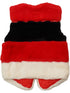 Girls Red Black White Panel Soft Plush Sleeveless Vest 9M-8 - SophiasStyle.com