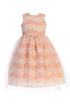Just Kids Girls Multi Color Floral Lace Tulle Pearls Easter Dress 2T-14 - SophiasStyle.com