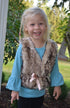 Little Girls Crystal Fox Faux Vest 1T-6 - SophiasStyle.com