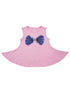 Girls Pink Sequin Pearl Shell Applique Cotton Dress 9M-8 - SophiasStyle.com