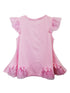 Girls Pink Sequins French Bulldog Pom-Pom Swing Dress 9M-8 - SophiasStyle.com