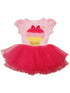 Girls Pink Hot Pink Ruffle Cup Cake Applique Tutu Dress 9M-8 - SophiasStyle.com