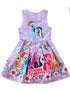 Girls Lavender My Little Pony Friends Forever A-Line Dress 6-8 - SophiasStyle.com