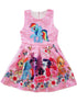 Girls Pink My Little Pony Friends Forever A-Line Dress 9M-8 - SophiasStyle.com