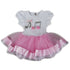 Girls Pink White Silver Music Notes Birthday Dress S (9-24M)-XL (6-8) - SophiasStyle.com