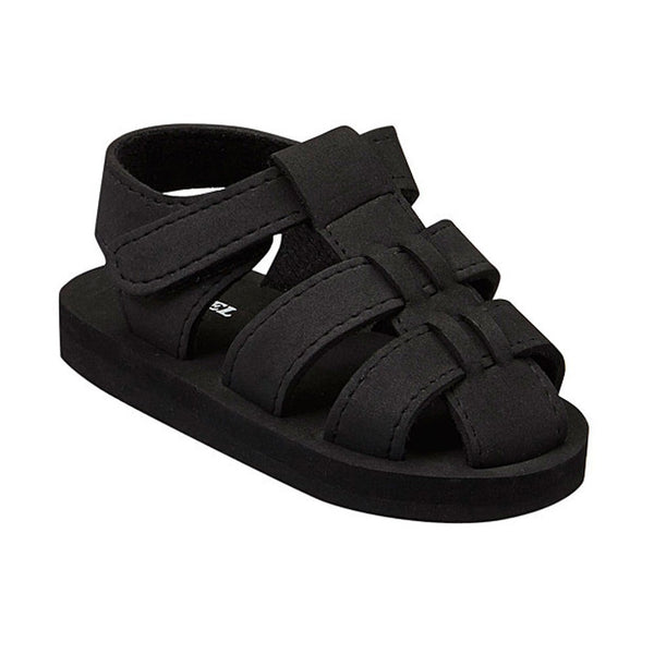 Angel Baby Unisex Black EVA Foam Fisherman Sandals 11-12 Little Kids - SophiasStyle.com