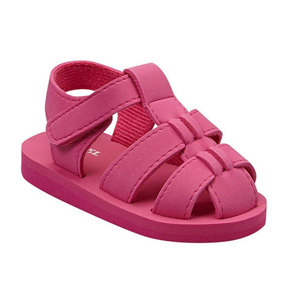 Angel Baby Girls Fuchsia EVA Foam Fisherman Sandals 11-12 Little Kids - SophiasStyle.com