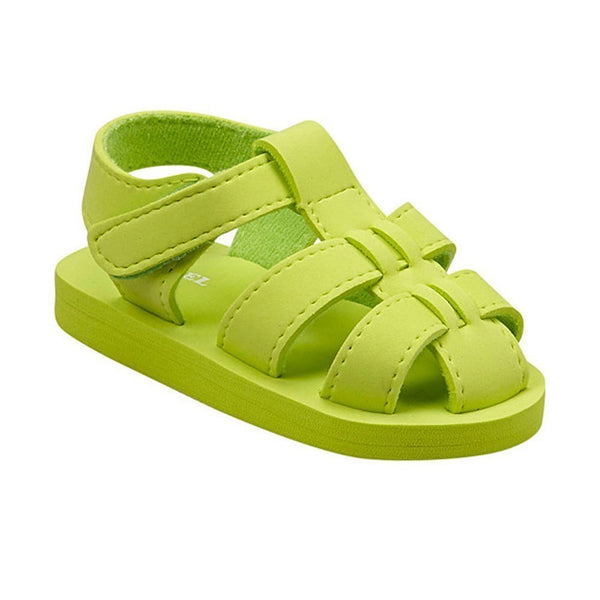 Angel Baby Girls Lime EVA Foam Fisherman Sandals 11-12 Little Kids - SophiasStyle.com