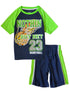 El Chico Rey Little Boys Green 2 Piece Jersey Short Set 2-4T - SophiasStyle.com