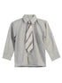 Rafael Little Boys Tie Long Sleeve Dress Shirt 2T-7 - SophiasStyle.com
