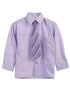 Rafael Little Boys Tie Long Sleeve Dress Shirt 2T-7 - SophiasStyle.com
