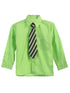 Rafael Little Boys Tie Long Sleeve Dress Shirt 2T-7 - SophiasStyle.com