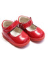 Angel Girls Patent Red Cara Scalloped Mary Jane Shoes 1 Baby-7 Toddler - SophiasStyle.com