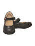 L'Amour Girls Black Brogue Detail Flexible Sole Mary Jane Shoes 4-10 Toddler - SophiasStyle.com