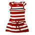 Little Girls Red Stripes Pockets Polo Dress 24M-8 - SophiasStyle.com