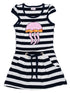 Girls Navy Pink Sequin Jellyfish Polo Stripes Dress 9M-8 - SophiasStyle.com