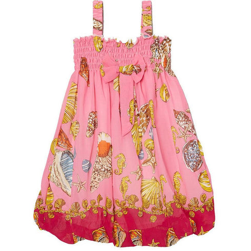 Little Girls Pink Shellfish Straps Chiffon Baby Doll Dress 24M-8 - SophiasStyle.com