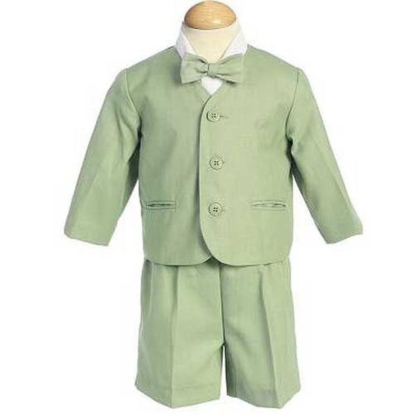 Lito Boys Green Eton Short Formal Ring Bearer Easter Suit 12M-4T - SophiasStyle.com