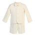 Lito Little Boys Ivory Eton Short Formal Ring Bearer Easter Suit 12M-4T - SophiasStyle.com
