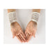 Girls Ivory Fingerless Satin Ribbon Accented Communion Flower Girl Gloves - SophiasStyle.com