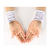 Girls White Fingerless Satin Pearl Accented Communion Flower Girl Gloves - SophiasStyle.com