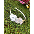 Petite Adele Girls White 3D Flowers Handmade Hard Headband - SophiasStyle.com