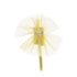Kids Dream Girls Yellow Tulle Pearls Bow Headband - SophiasStyle.com