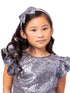 Kids Dream Girls Multi Color Sequin Bow Headband - SophiasStyle.com