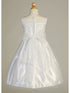 Lito Big Girls White Embroidered Tulle Sequin Communion Dress 10 - SophiasStyle.com