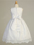 Lito Big Girls White Embroidered Lace Tulle Communion Dress 6-12 - SophiasStyle.com