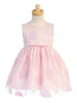 Lito Baby Girls Light Pink Polka Dots Bow Sash Sleeveles Easter Dress 12-24M - SophiasStyle.com