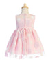 Lito Baby Girls Light Pink Polka Dots Bow Sash Sleeveles Easter Dress 12-24M - SophiasStyle.com