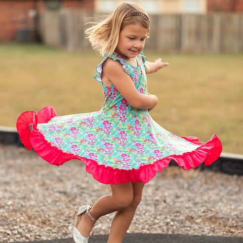 teal-hawaiian-twirl-dress- - Sophia's Style -9