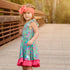 teal-hawaiian-twirl-dress-just-for-littles®️ - Sophia's Style Dress-1