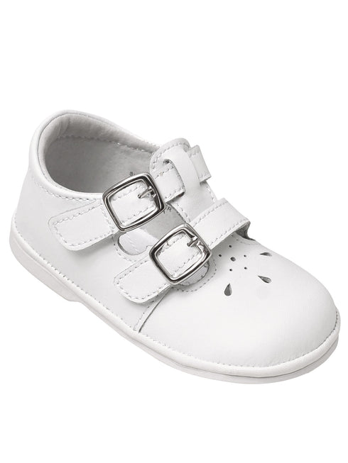 Little Girls Multi Color Perforated Mary Jane Shoes by Angel 1 Baby-7 Toddler - SophiasStyle.com