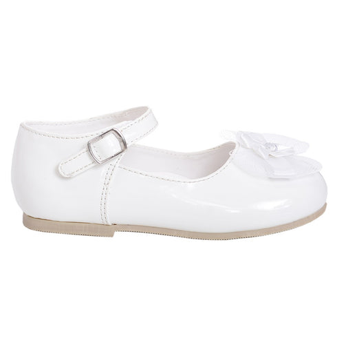Angel White Patent Special Occasion Shoe Baby Girl 3-Toddler Girl 10 - SophiasStyle.com